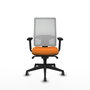 PIQUERAS Y CRESPO Silla de oficina Horna Naranja y Blanco
