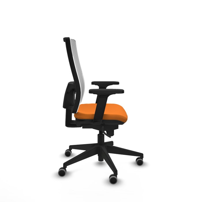 PIQUERAS Y CRESPO Silla de oficina Horna Naranja y Blanco PIQUERAS Y CRESPO Silla de oficina Horna Naranja y Blanco