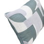 DKD Home Decor Cojín de Poliéster Azul 50x30 cm (Pack de 2)
