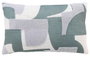 DKD Home Decor Cojín de Poliéster Azul 50x30 cm (Pack de 2)
