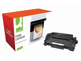 Q-connect Tóner compatible con HP CE255A, Negro