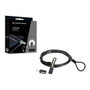Conceptronic CUSTODIO02BNM Cable de Seguridad para Portátil Nano, 1,8 m, Negro