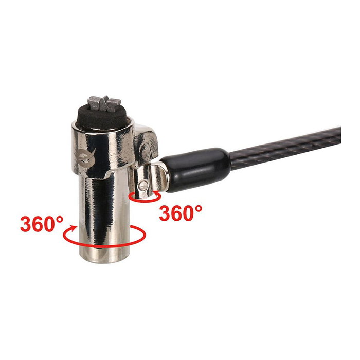 Conceptronic CUSTODIO02BNM Cable de Seguridad para Portátil Nano, 1,8 m, Negro Conceptronic CUSTODIO02BNM Cable de Seguridad para Portátil Nano, 1,8 m, Negro