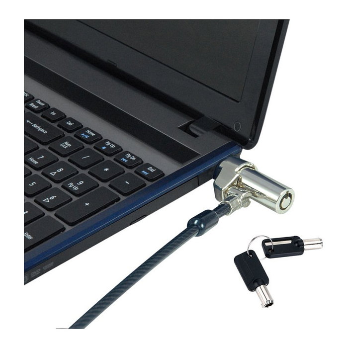 Conceptronic CUSTODIO02BNM Cable de seguridad Nano-Lock-Slot 1,8 m