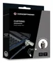 Conceptronic CUSTODIO02BNM Cable de Seguridad para Portátil Nano, 1,8 m, Negro