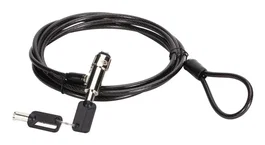 Conceptronic CUSTODIO02BNM Cable de Seguridad para Portátil Nano, 1,8 m, Negro