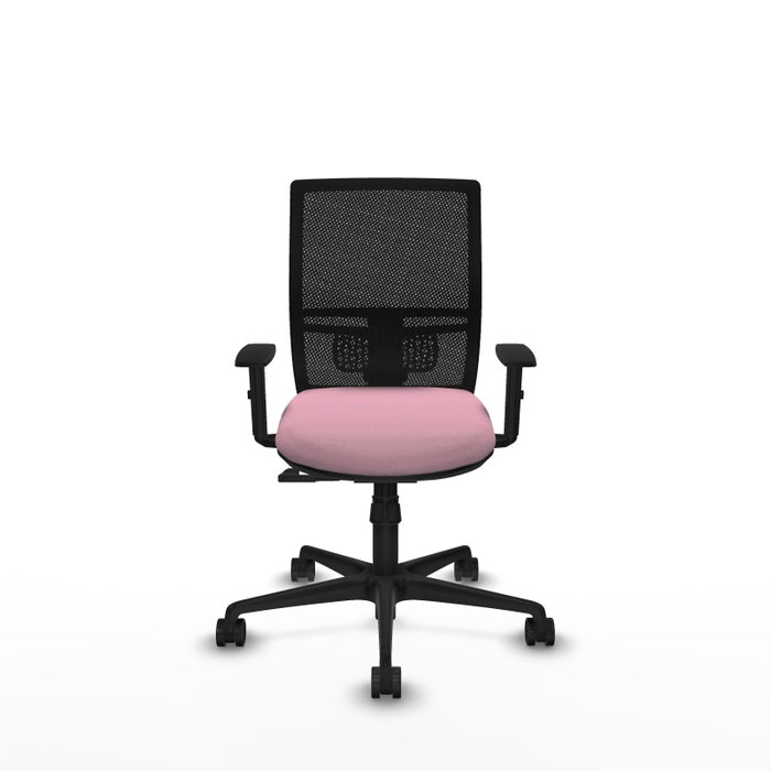 PIQUERAS Y CRESPO Silla de oficina Yunquera con mecanismo Sincro Rosa y Negro PIQUERAS Y CRESPO Silla de oficina Yunquera con mecanismo Sincro Rosa y Negro