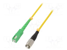QOLTEC Cable de conexión de fibra óptica FC/UPC, SC/APC, 5m, 9/125µm