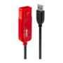 Lindy USB Active Extension Pro 8m USB 2.0 Negro
