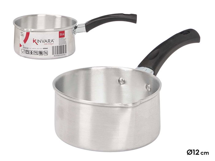 KINVARA Cazo de Aluminio 12cm Plata, 0,6 L KINVARA Cazo de Aluminio 12cm Plata, 0,6 L