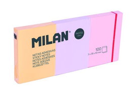 MILAN Notas Adhesivas Pastel 50x38 mm (Set de 10)