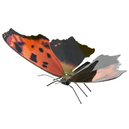 Fascinations Metal Earth Eastern Comma - Maqueta 3D de Metal para Montar sin Pegamento ni Soldadura, Nivel Fácil, Multicolor, Mariposa
