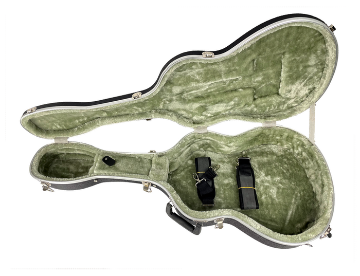 Estuche Ek para Guitarra Clásica de Abs y Carbono Gris