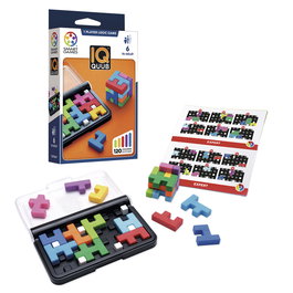 Smart Games IQ Quub SG494 Juego de Ingenio Puzzle 3D y 2D, Rompecabezas Lógico y de Visión Espacial para Niños a Partir de 6 Años