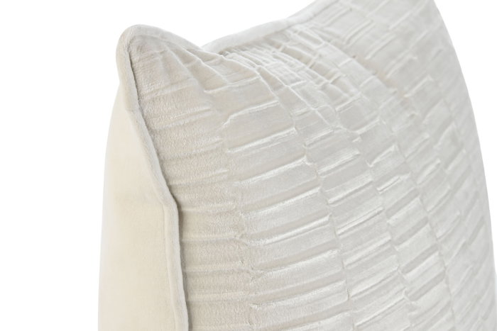 DKD Home Decor Cojín de Poliéster 45x45 cm, Crudo (Pack de 2)