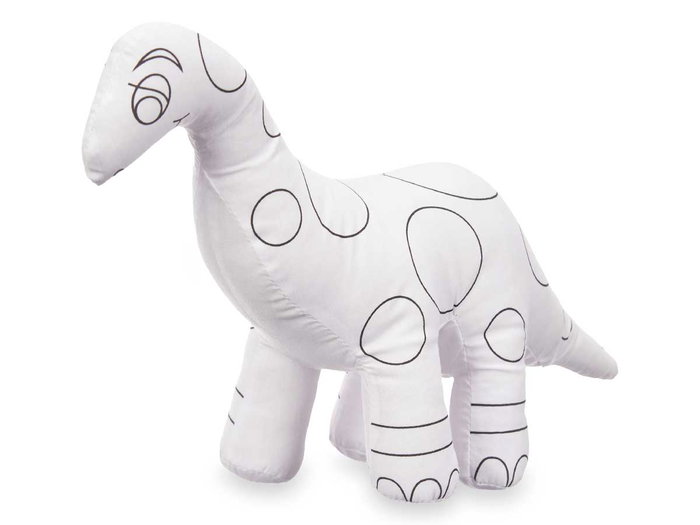 Pincello Peluche Dinosaurio para Colorear 28x22x9 cm (Set de 8)