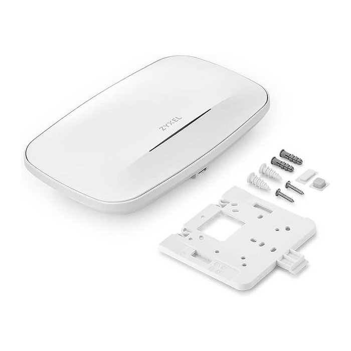 Zyxel NWA210AXv2 Access Point WiFi 6 NebulaFlex, 802.11ax, 2.4 GHz y 5 GHz, 2975 Mbps, Dual Gigabit y 2.5G LAN, PoE, Techo/Pared