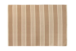 DKD Home Decor Alfombra de Algodón y Yute 120x170 con Rayas