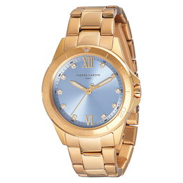Pierre Cardin Reloj Analógico para Mujer CF.1009.MG.2 Dorado y Morado