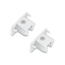 Philips Easylink Tapa Final Blanca, 2 Unidades, Compatible con Sistema de Rieles Easylink, 35 x 19 x 17 mm