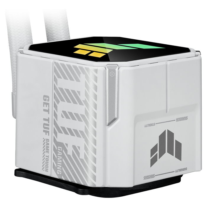 ASUS TUF Gaming LC III 360 ARGB White Edición Refrigeración Líquida AIO CPU Compatible con AM5, AM4, LGA 1700, 1200, 1851 - Ventiladores 12 cm PWM Blanco