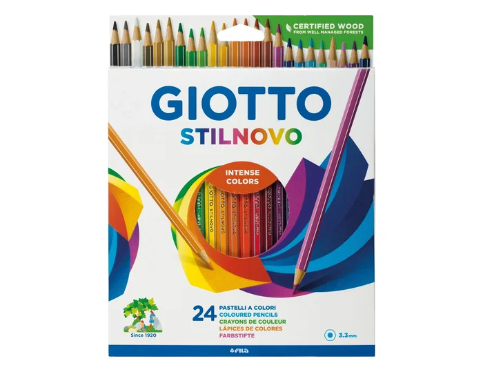 GIOTTO Estuche de 36 Lápices de Colores Stilnovo Surtidos