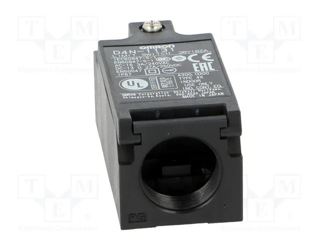 OMRON D4N-1131 Interruptor de fin de carrera espárrago Ø6mm NO + NC