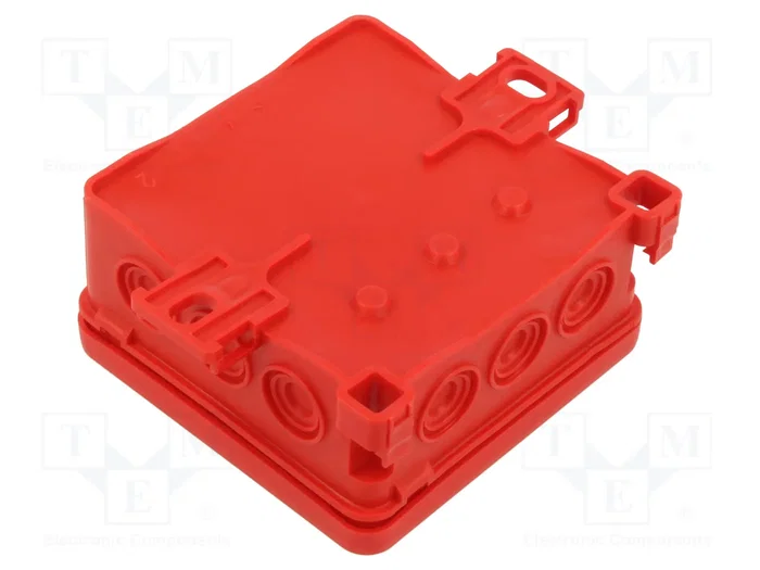 SIMET FASTBOX Caja de conexiones roja 85x85x40mm SIMET FASTBOX Caja de conexiones roja 85x85x40mm