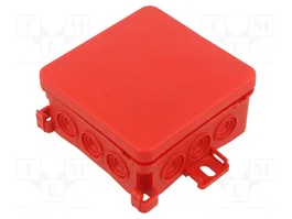 SIMET FASTBOX Caja de conexiones roja 85x85x40mm