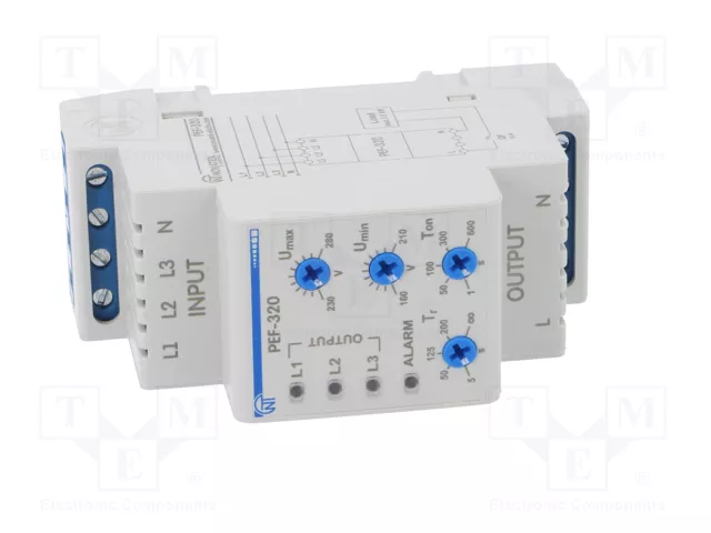 NOVATEK ELECTRO PEF-320 Relé de monitorización de tensión 3 x 400V AC NOVATEK ELECTRO PEF-320 Relé de monitorización de tensión 3 x 400V AC