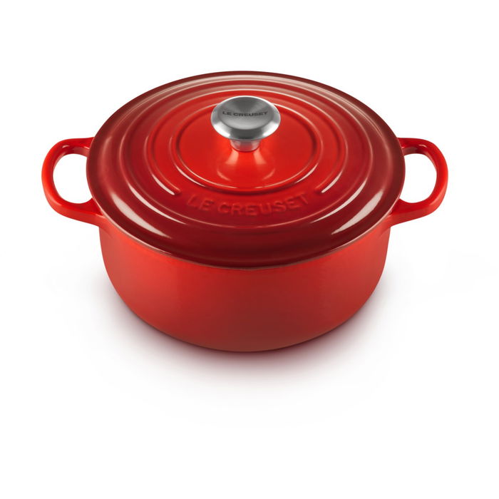 Le Creuset Brasier olla cacerola 22 cm 3.3 L rojo, hierro fundido esmaltado, apto para inducción, horno y lavavajillas Le Creuset Brasier olla cacerola 22 cm 3.3 L rojo, hierro fundido esmaltado, apto para inducción, horno y lavavajillas
