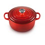 Le Creuset Brasier olla cacerola 22 cm 3.3 L rojo, hierro fundido esmaltado, apto para inducción, horno y lavavajillas