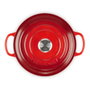 Le Creuset Signature Cazuela redonda 22 cm cerise