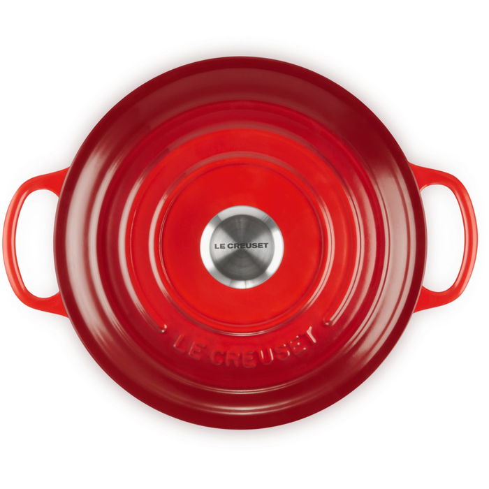 Le Creuset Brasier olla cacerola 22 cm 3.3 L rojo, hierro fundido esmaltado, apto para inducción, horno y lavavajillas Le Creuset Brasier olla cacerola 22 cm 3.3 L rojo, hierro fundido esmaltado, apto para inducción, horno y lavavajillas