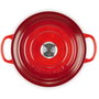 Le Creuset Brasier olla cacerola 22 cm 3.3 L rojo, hierro fundido esmaltado, apto para inducción, horno y lavavajillas