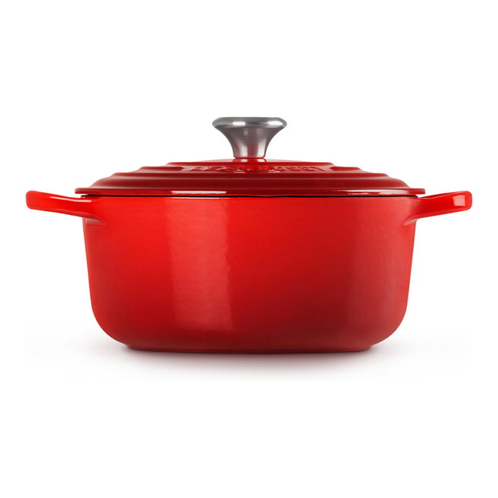 Le Creuset Signature Cazuela redonda 22 cm cerise