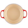 Le Creuset Brasier olla cacerola 22 cm 3.3 L rojo, hierro fundido esmaltado, apto para inducción, horno y lavavajillas