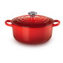 Le Creuset Brasier olla cacerola 22 cm 3.3 L rojo, hierro fundido esmaltado, apto para inducción, horno y lavavajillas