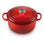 Le Creuset Signature Cazuela redonda 22 cm cerise