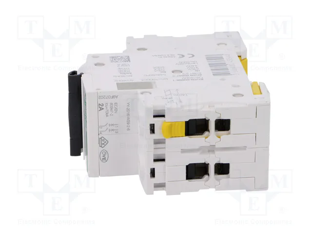 SCHNEIDER ELECTRIC Interruptor magnetotérmico ACTI9 iC60H 2A 2P Curva C SCHNEIDER ELECTRIC Interruptor magnetotérmico ACTI9 iC60H 2A 2P Curva C