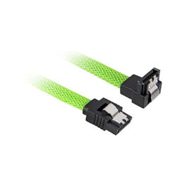 Sharkoon SATA III 90° 0.60m Verde Cable