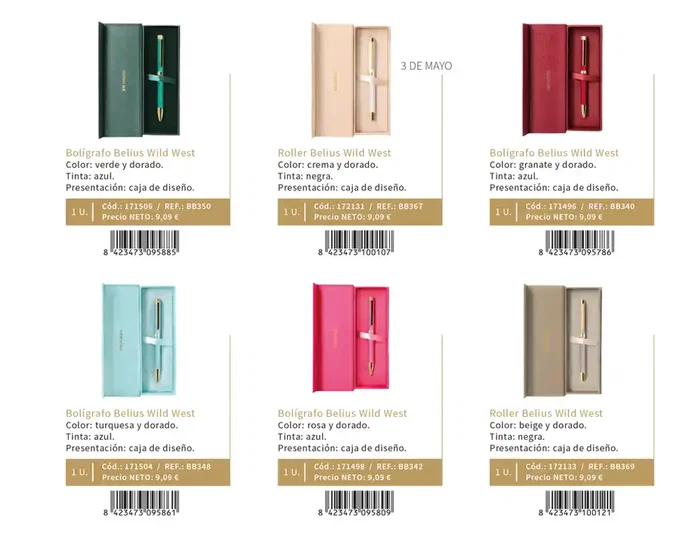 Belius Lote Escritura Día de la Madre - 11 Piezas + 2 Regalo + 2 Carteles Diseño + 10 Postales - Set de Plumas, Rollers y Bolígrafos de Alta Calidad