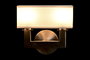 DKD Home Decor Lámpara Aplique Metal 25x14x24 Plateado y Blanco