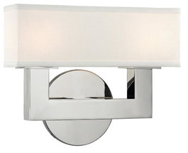 DKD Home Decor Lámpara Aplique Metal 25x14x24 Plateado y Blanco