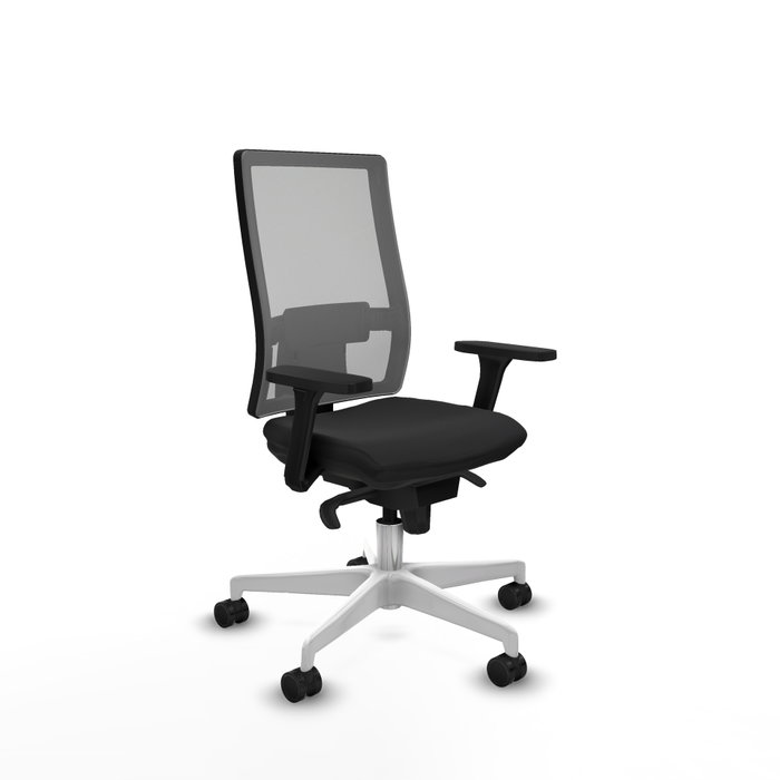 PIQUERAS Y CRESPO Silla de oficina Horna con mecanismo Sincro Negro y Gris PIQUERAS Y CRESPO Silla de oficina Horna con mecanismo Sincro Negro y Gris