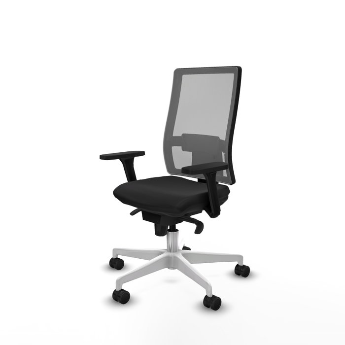 PIQUERAS Y CRESPO Silla de oficina Horna con mecanismo Sincro Negro y Gris PIQUERAS Y CRESPO Silla de oficina Horna con mecanismo Sincro Negro y Gris