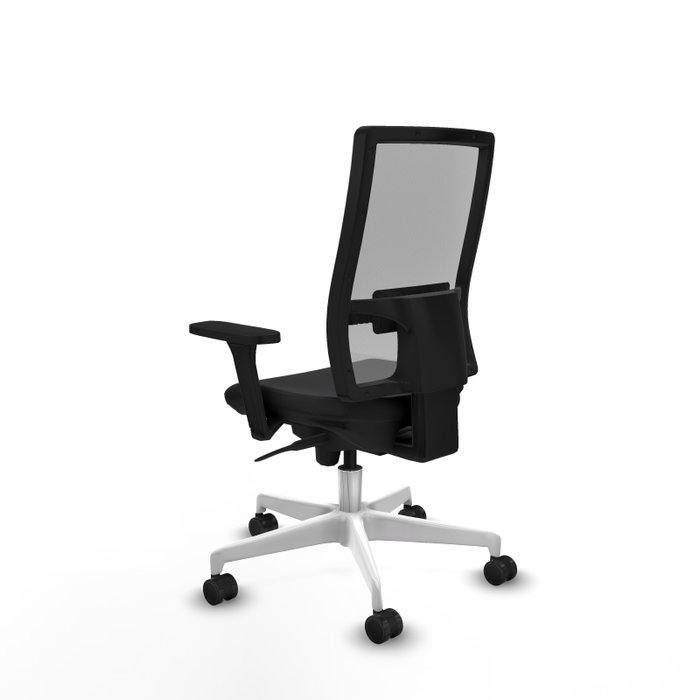 PIQUERAS Y CRESPO Silla de oficina Horna con mecanismo Sincro Negro y Gris PIQUERAS Y CRESPO Silla de oficina Horna con mecanismo Sincro Negro y Gris