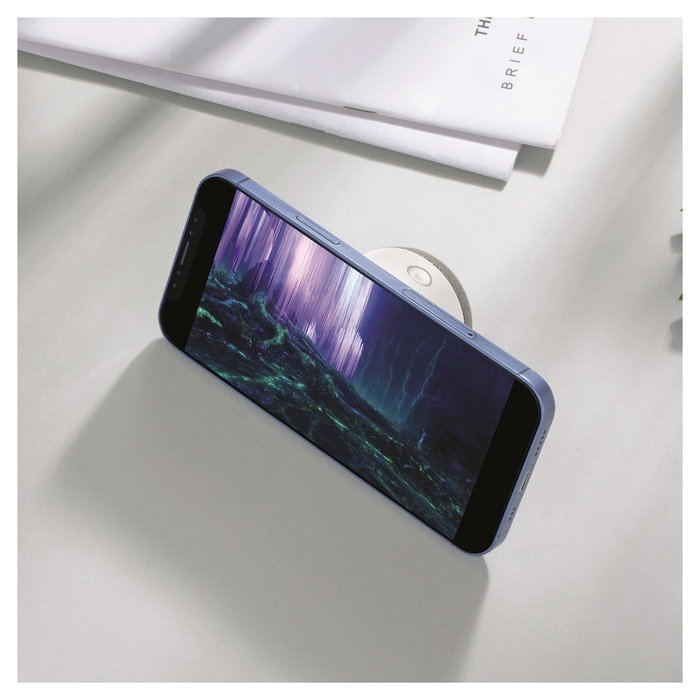 Ultron 461891 Altavoz Bluetooth Magnético Portátil Inalámbrico 3W Blanco para Tablet/Smartphone Batería Integrada