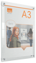 Nobo Portapóster Acrílico Transparente A3