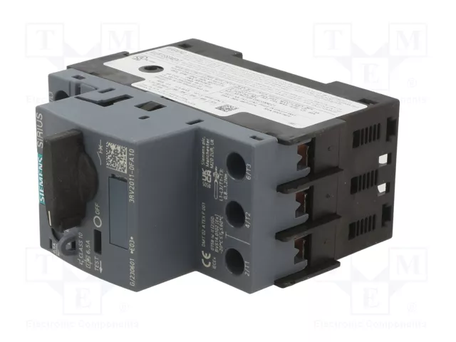 Siemens 3RV20110FA10 Interruptor de protección de motor S00 0,35-0,5A Class10